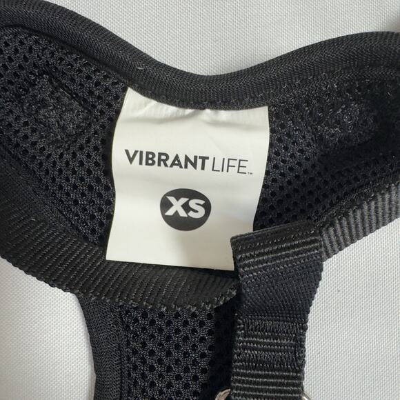 Vibrant Life Mesh Adjustable Dog Harness in Black Size XS Collar Alternative - Picture 3 of 4